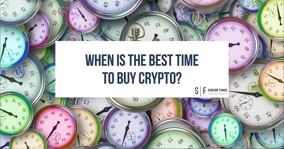 When is the best time to buy crypto? A visual representation of time and cryptocurrency investment strategy